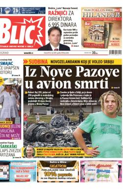 Blic - broj 6264, 22. jul 2014.