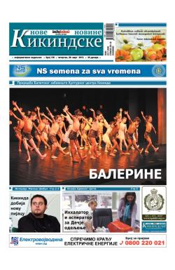 Nove kikindske novine - broj 139, 28. mar 2013.