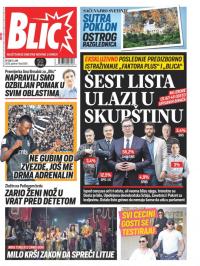 Blic - broj 8365, 12. jun 2020.