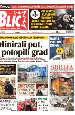 Blic - broj 6212, 31. maj 2014.