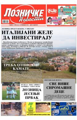 Lozničke novosti - broj 245, 23. nov 2012.