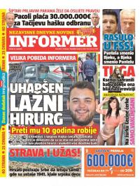 Informer - broj 2764, 25. maj 2021.