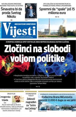 Vijesti - broj 8457, 25. okt 2021.