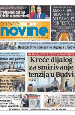 Dnevne novine - broj 2710, 19. jun 2020.