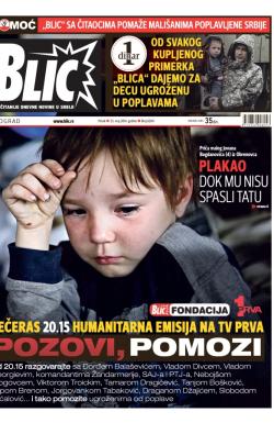 Blic - broj 6204, 23. maj 2014.