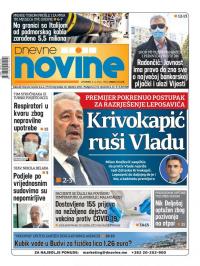 Dnevne novine - broj 2956, 6. apr 2021.