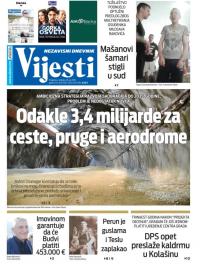 Vijesti - broj 7652, 28. jul 2019.