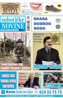 Nove Subotičke novine - broj 6, 6. feb 2015.