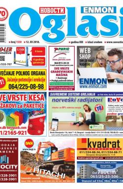 Novosti oglasi - broj 1550, 12. dec 2018.