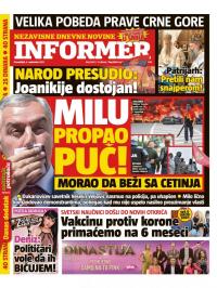 Informer - broj 2853, 6. sep 2021.