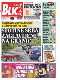 Blic - broj 8369, 16. jun 2020.