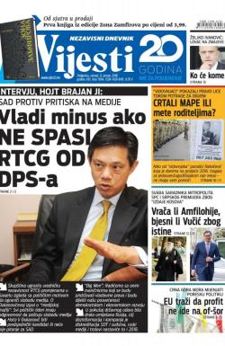 Vijesti - broj 7094, 9. jan 2018.