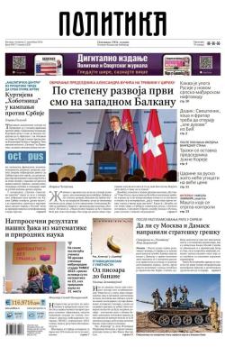 Politika - broj 39877, 5. dec 2024.