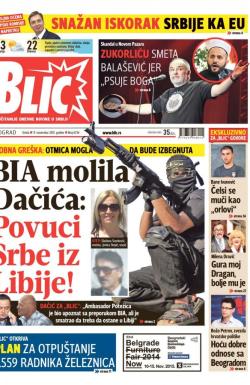 Blic - broj 6734, 11. nov 2015.