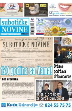 Nove Subotičke novine - broj 48, 29. nov 2013.