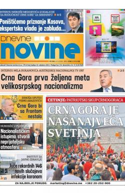 Dnevne novine - broj 2776, 4. sep 2020.