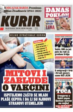 Kurir - broj 2665, 18. jul 2021.