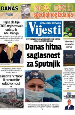 Vijesti - broj 8206, 11. feb 2021.