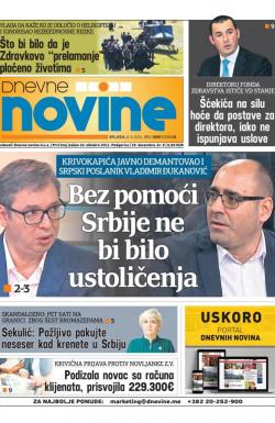 Dnevne novine - broj 3092, 8. sep 2021.