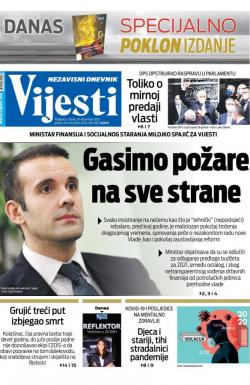 Vijesti - broj 8165, 29. dec 2020.