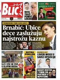 Blic - broj 7608, 21. apr 2018.