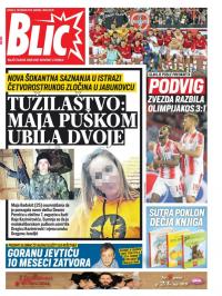 Blic - broj 8126, 2. okt 2019.