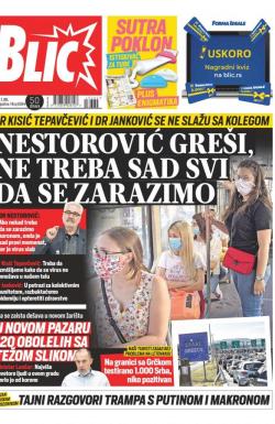 Blic - broj 8384, 1. jul 2020.