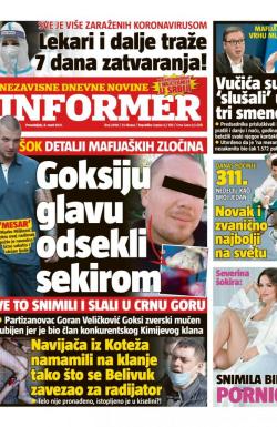 Informer - broj 2698, 8. mar 2021.