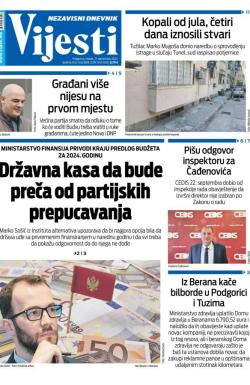 Vijesti - broj 9138, 27. sep 2023.