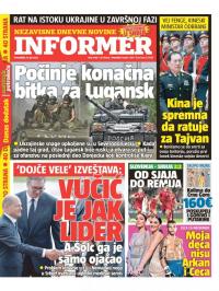 Informer - broj 3086, 13. jun 2022.