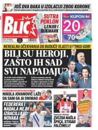 Blic - broj 8456, 11. sep 2020.