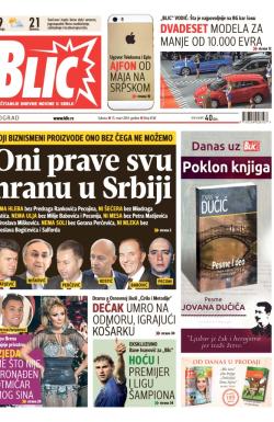 Blic - broj 6138, 15. mar 2014.