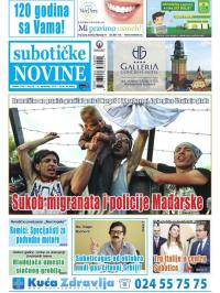 Nove Subotičke novine - broj 38, 18. sep 2015.