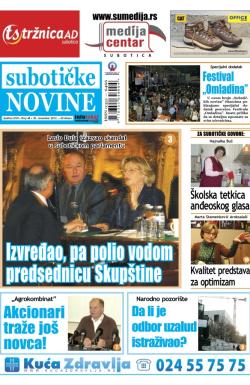 Nove Subotičke novine - broj 48, 30. nov 2012.