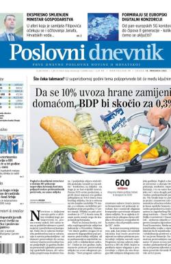 Poslovni Dnevnik - broj 4986, 13. dec 2023.