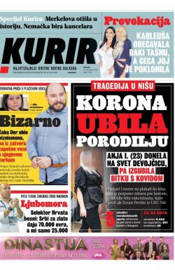 Kurir - broj 2734, 25. sep 2021.