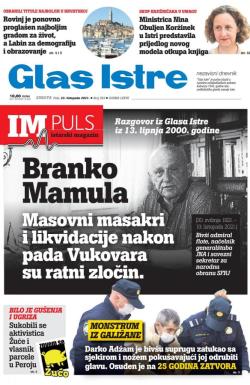 Glas Istre - broj 293, 23. okt 2021.