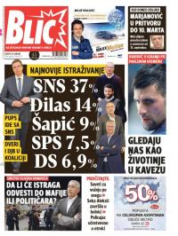 Blic - broj 7519, 20. jan 2018.