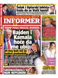 Informer - broj 3782, 18. sep 2024.