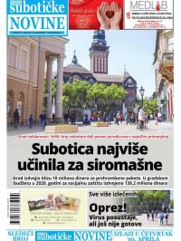 Nove Subotičke novine - broj 163, 24. apr 2020.