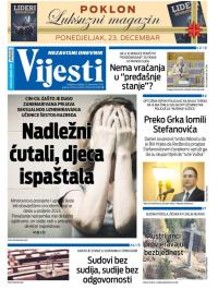 Vijesti - broj 9576, 22. dec 2024.