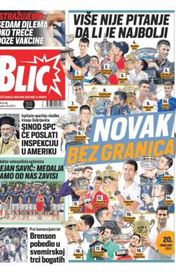 Blic - broj 8754, 13. jul 2021.