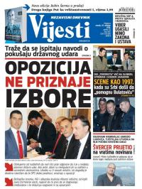 Vijesti - broj 6672, 18. okt 2016.