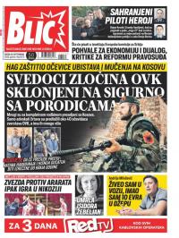 Blic - broj 8475, 30. sep 2020.