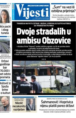 Vijesti - broj 9131, 20. sep 2023.