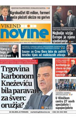 Dnevne novine - broj 2588, 25. jan 2020.