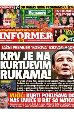 Informer - broj 3481, 25. sep 2023.