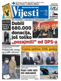 Vijesti - broj 6711, 26. nov 2016.