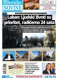 Nove Subotičke novine - broj 158, 20. mar 2020.