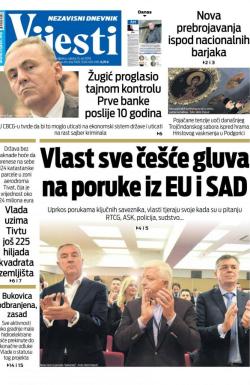 Vijesti - broj 7609, 15. jun 2019.